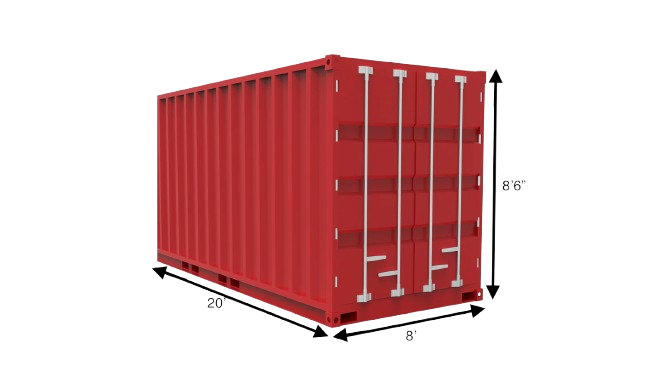 40ft Standard 1 Trip Shipping Container (40ST1TRIP)
