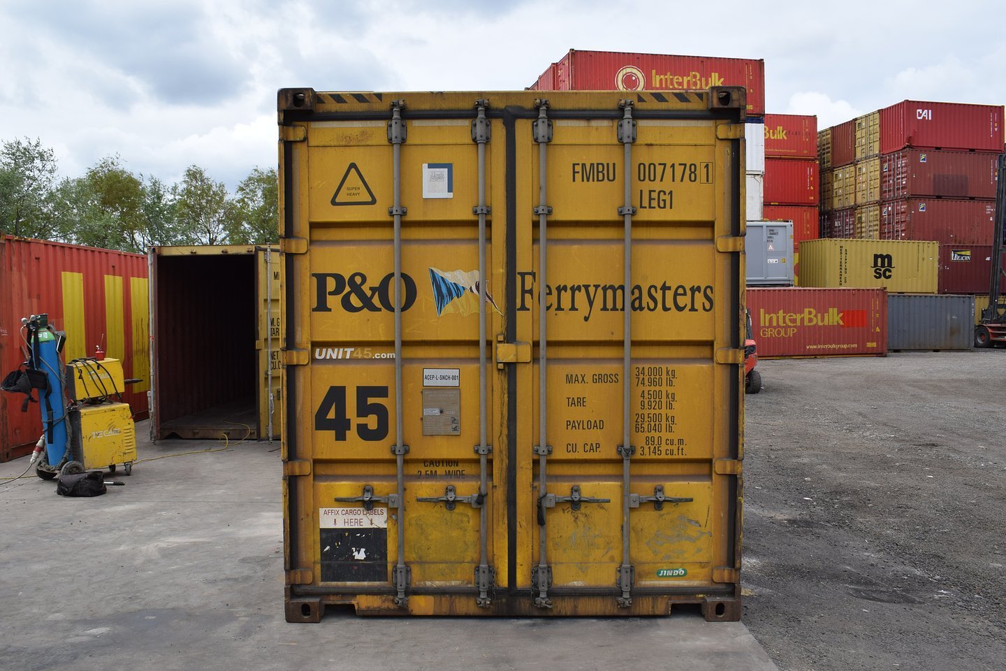 45Ft Hc Shipping Container High Cube Wind And Watertight-Cargo Worthy