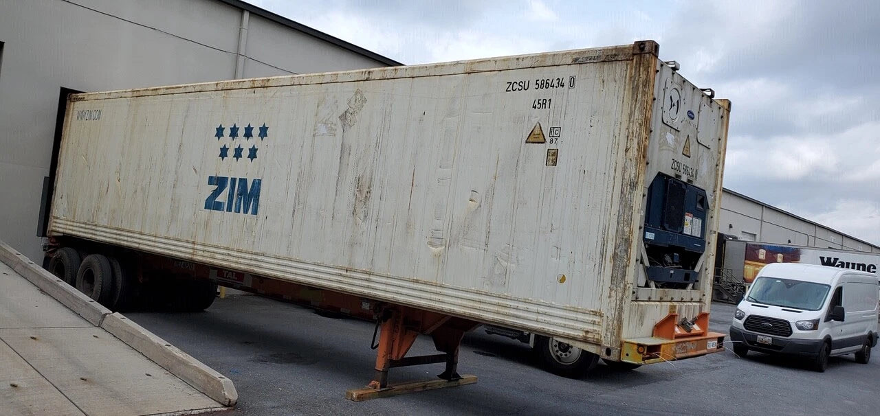 40ft HC Reefer Container–Wind & Water Tight, Non-Working For Sale